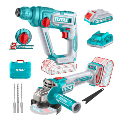 Rotormartillo sds 20v con bateria y cargador + Amoladora angular 4 ½