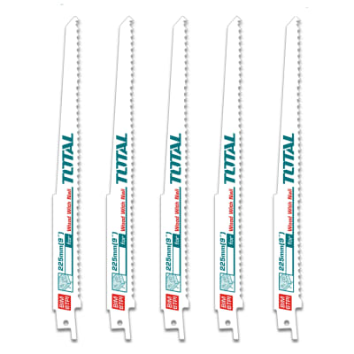 Set de Cuchillas para Madera con Clavos para Sierra Sable 5pcs Total1