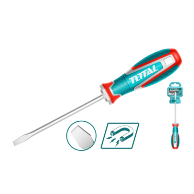 Desarmador Plano SL6.5x125mm Magnetico Total1