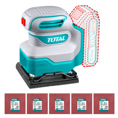 Lijadora inalámbrica 12000RPM(solo cabezal) 20v Total