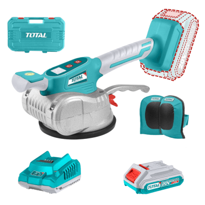 Ventosa vibrador 50k 20v + bateria 2ah+ cargador y rodilleras Total