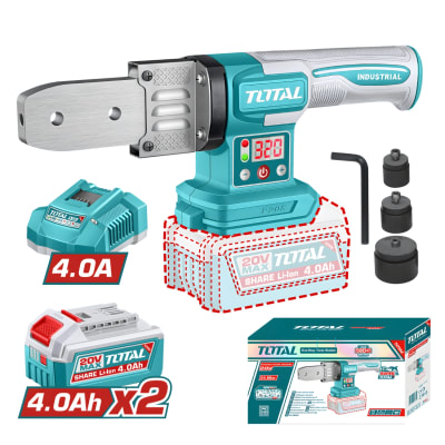 Termofusora 0-320° + 2 baterias y 1 Cargador 20v Total1