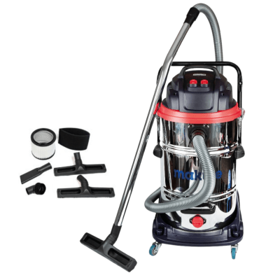 Aspiradora de polvo y agua industrial 2400w 60 litros Makute