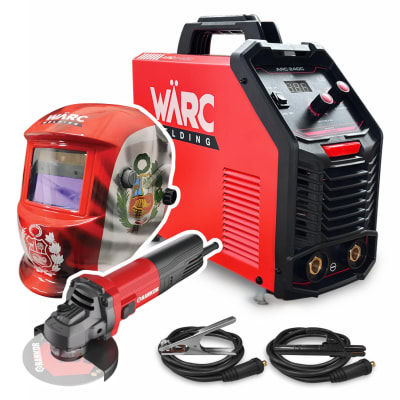 Soldadora Inverter 200A WARC ARC240C + Amoladora Esmeril angular 4.5