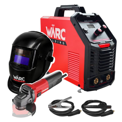 Soldadora Inverter 200A WARC ARC240C + Amoladora Esmeril angular 4.5
