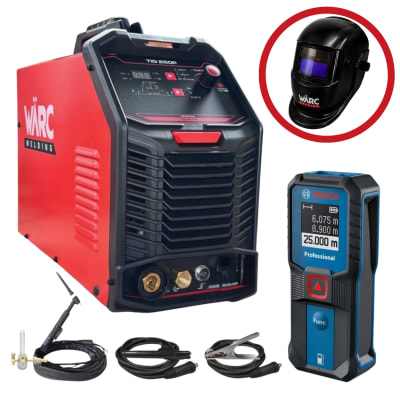 Soldadora TIG 250AMP WARC TIG250P +Medidor laser de distancia 25 metros GLM 25-23 Bosch1