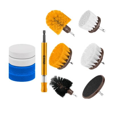 Set De Escobillas Para Taladro 11 Piezas Ingco1