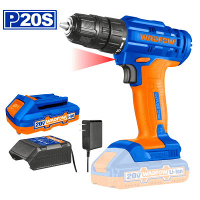 Taladro atornillador Inalambrico 20v Wadfow
