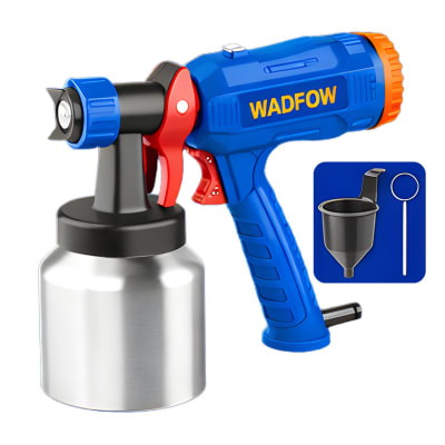 Pistola para Pintar 500W con vaso de aluminio 800ML Wadfow1