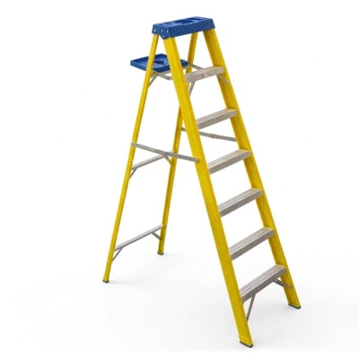 Escalera fibra de vidrio 6 peldaños Wadfow1
