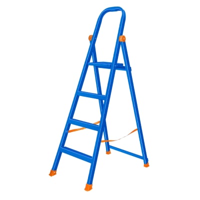 Escalera Tubular de acero 4 pasos WADFOW1