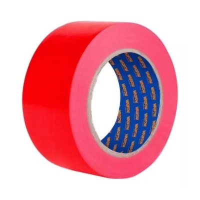 Cinta de señalización rojo x 30 metros x 50mm Wadfow