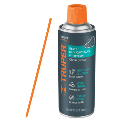 Lubricante de cadenas en aerosol 400 ml Truper