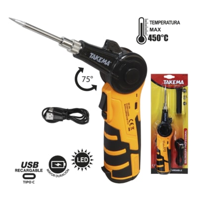 Cautin recargable tipo C 16w Takema