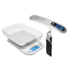 Balanza Digital para cocina 5gk + Balanza para equipaje 50K Truper