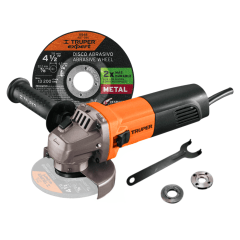 AMOLADORA ESMERIL ANGULAR 4 ½ 800W PROFESIONAL TRUPER 0