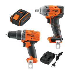 Taladro Percutor + Llave de impacto 20V + 1bat Truper