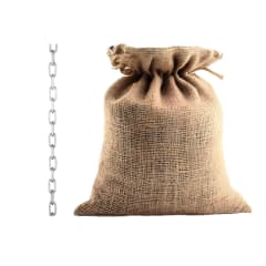 Cadena galvanizada de Zinc saco con 50kg Truper 0
