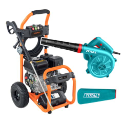 Hidrolavadora a Gasolina Truper +Sopladora 650w Total 0