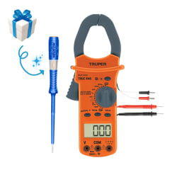 Pinza amperimétrica industrial Truper + piloto 0