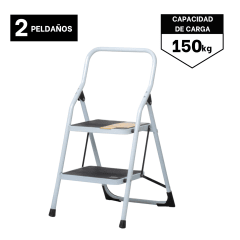 Escalera Tubular 2 Peldaños Pretul