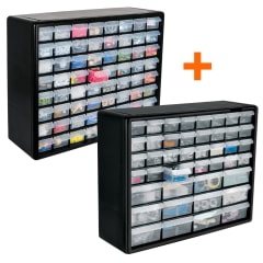 Combo Organizador  64 gavetas  + 44 gavetas Truper 0