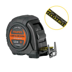 Wincha cinta negra 5.5 m cinta 25 mm Truper 1