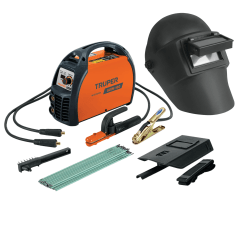Combo soldadora inversora 160 A + mascara de soldar Truper 0
