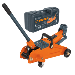 Gata tipo lagarto 2 toneladas de 30 movimientos con maletín Truper 0