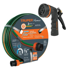 Combo Manguera 20 Metros Y Pistola De Riego Truper
