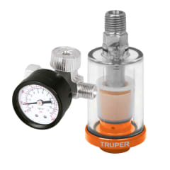 Regulador de aire con manómetro Filtro separador de agua y aceite 0