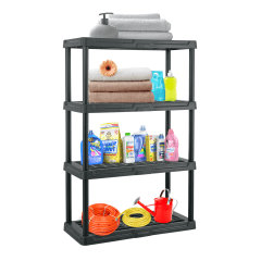 Estante organizador de plástico soporta 140 Kg Pretul