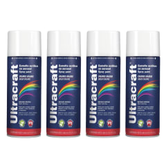 Pintura Spray Color Laca Transparente x4 Unidades Ultracraft