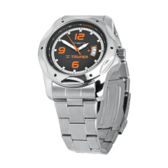Reloj para caballero acuático correa de acero inoxidable Truper