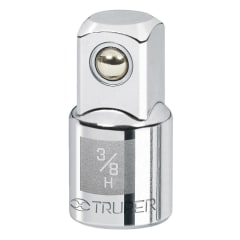 Adaptador para ratchet de encastre 3/8'' a encastre 1/2''. truper 0