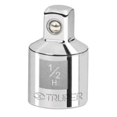 Adaptador para ratchet de encastre 1/2'' a encastre 3/8''. truper
