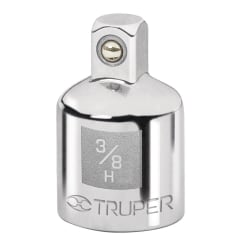 Adaptador para matraca de cuadro 3/8'' a cuadro 1/4''. Truper