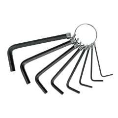 Juego de 8 llaves Allen mm punta hex tipo llavero Pretul 1