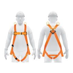 Arnés de cuerpo completo 3 anillo rescate  Truper 0