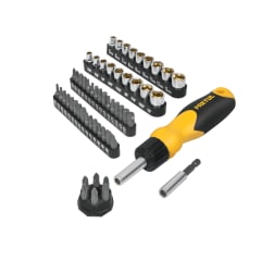 Desarmador tipo ratchet con 35 puntas y 18 dados Pretul 0