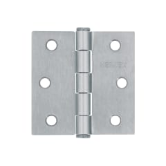 Bisagra tipo capuchina 2-1/2´´ acero cromo mate, plana, Hermex