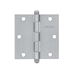 Bisagra tipo capuchina 3-1/2´´ acero cromo mate, redonda, Hermex