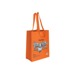 Bolsa ecologica naranja 38 x 49 cm
