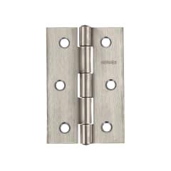 Bisagra rectangular 2-1/2´´ acero inox, cabeza media bola, Hermex (Caja de 10 unidades)