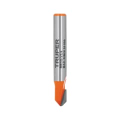 Broca para router, corte en 'V', 1/4', Truper