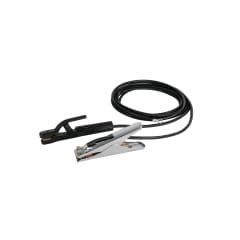 Juego de cables con tenazas para tierra y porta electrodo. pretul