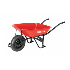 Carretilla 5 ft3, bastidor tubular, pretul