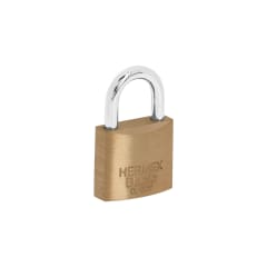 Candado de latón 30 mm arco normal, en blíster, Hermex Basic