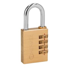 Candado de combinación 40 mm cuerpo de latón Hermex 0