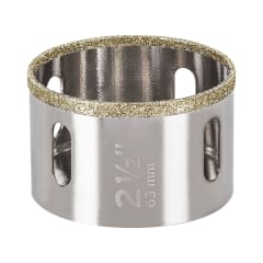 Sierra copa con diamante 2 1/2'' borde continuo Truper